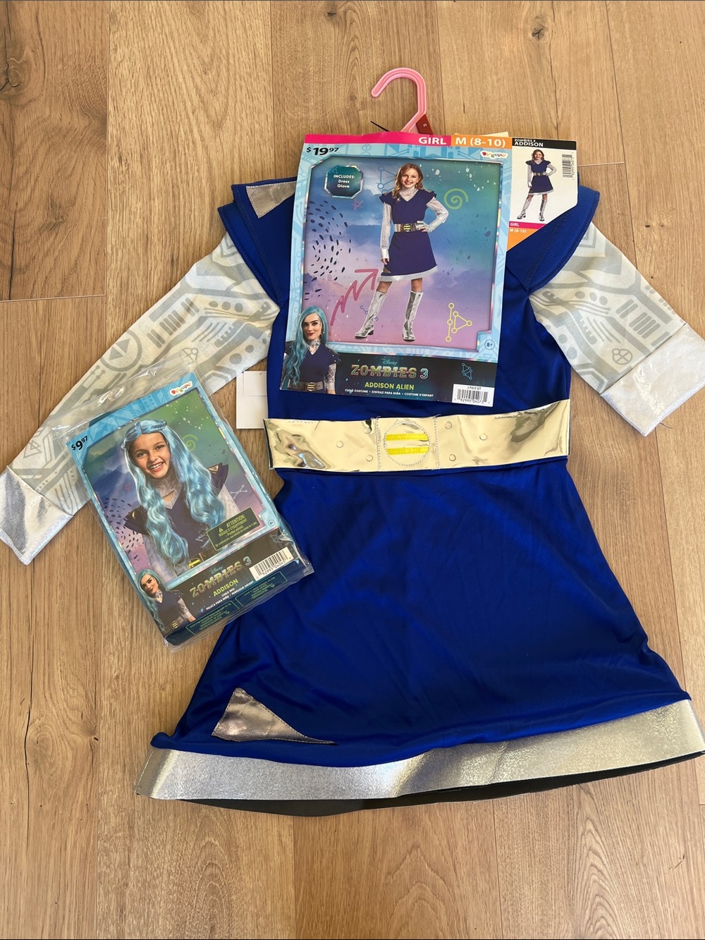 Disney Addison Alien Costume in Blue and Silver
